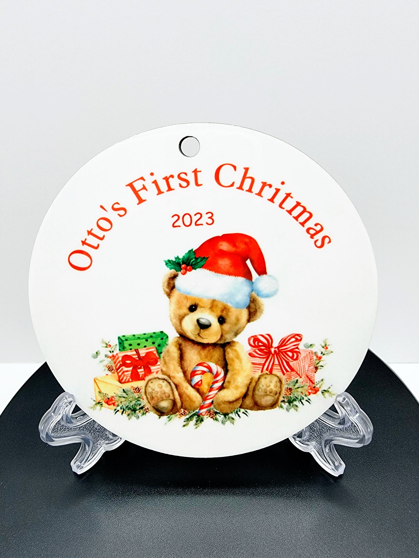 Personalized Baby's First Christmas Ornament