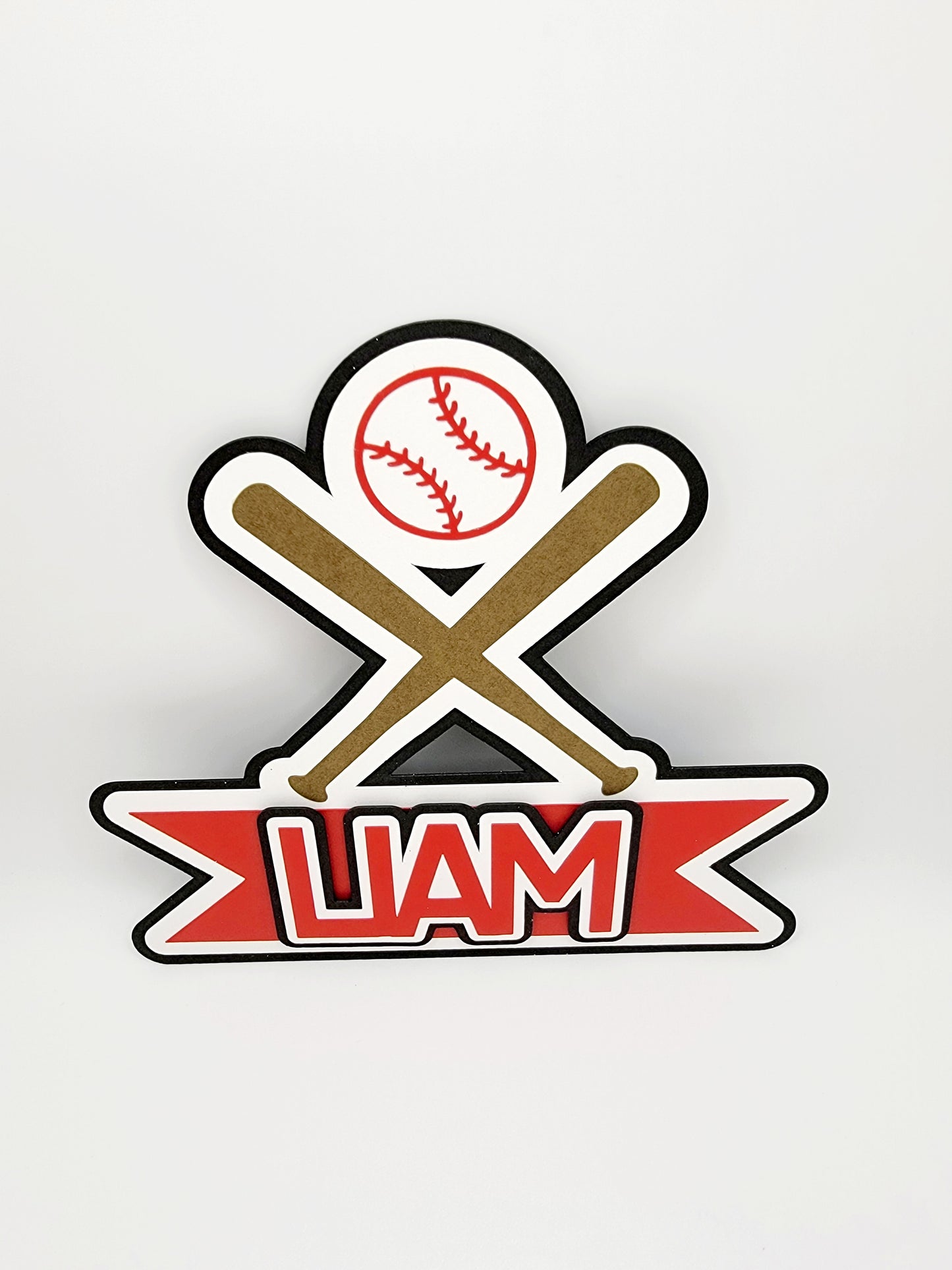 Baseball Cake Topper