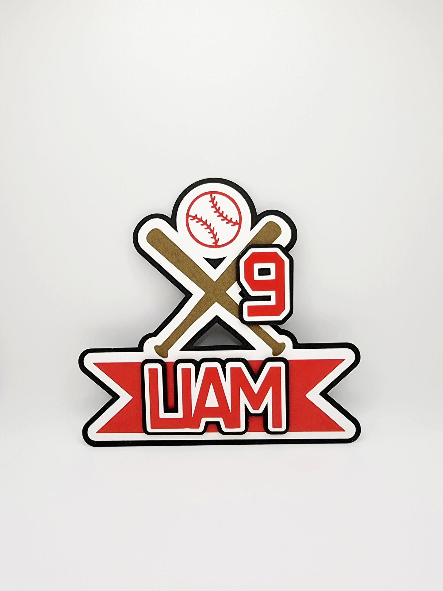 Baseball Cake Topper