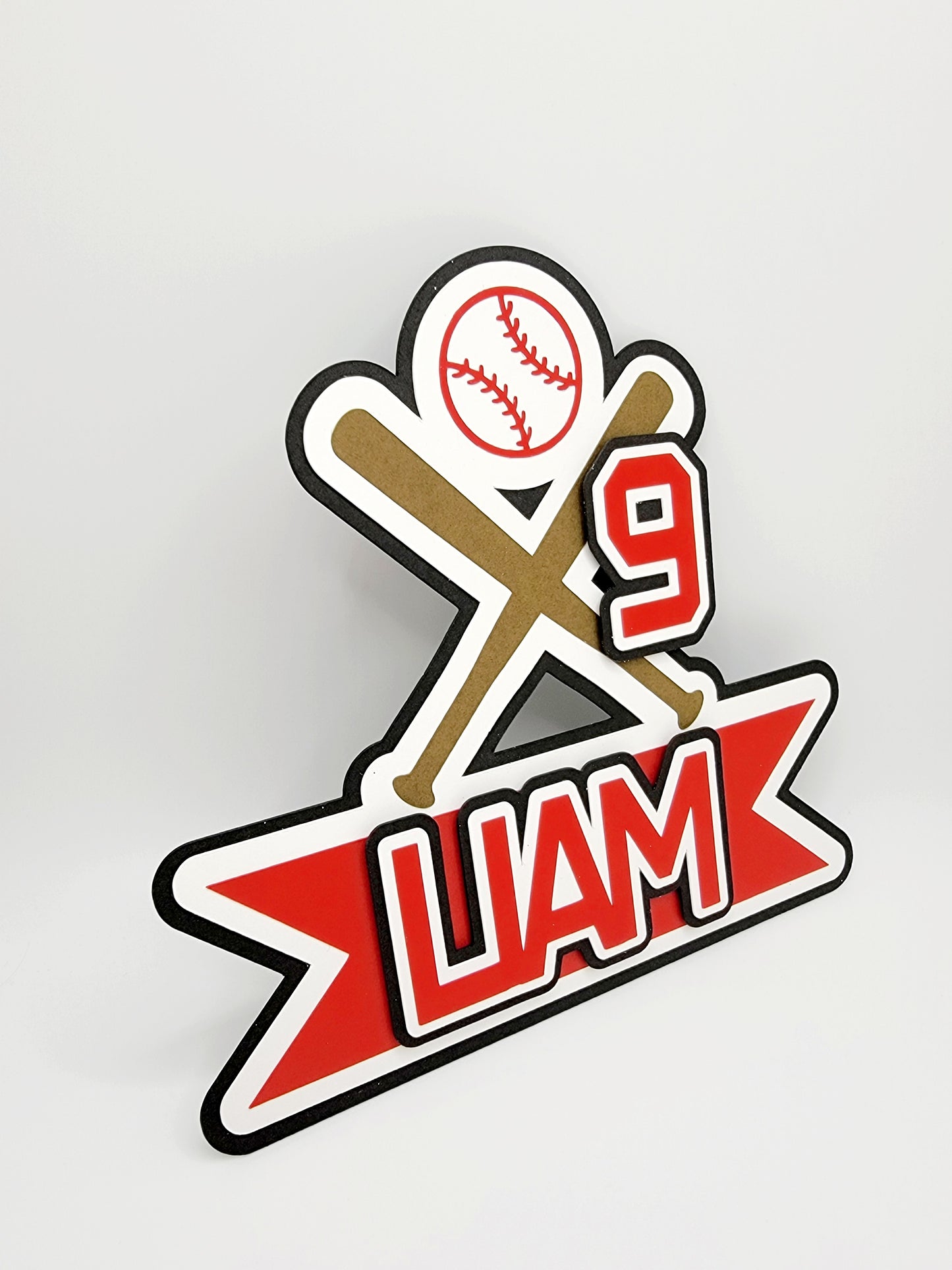 Baseball Cake Topper