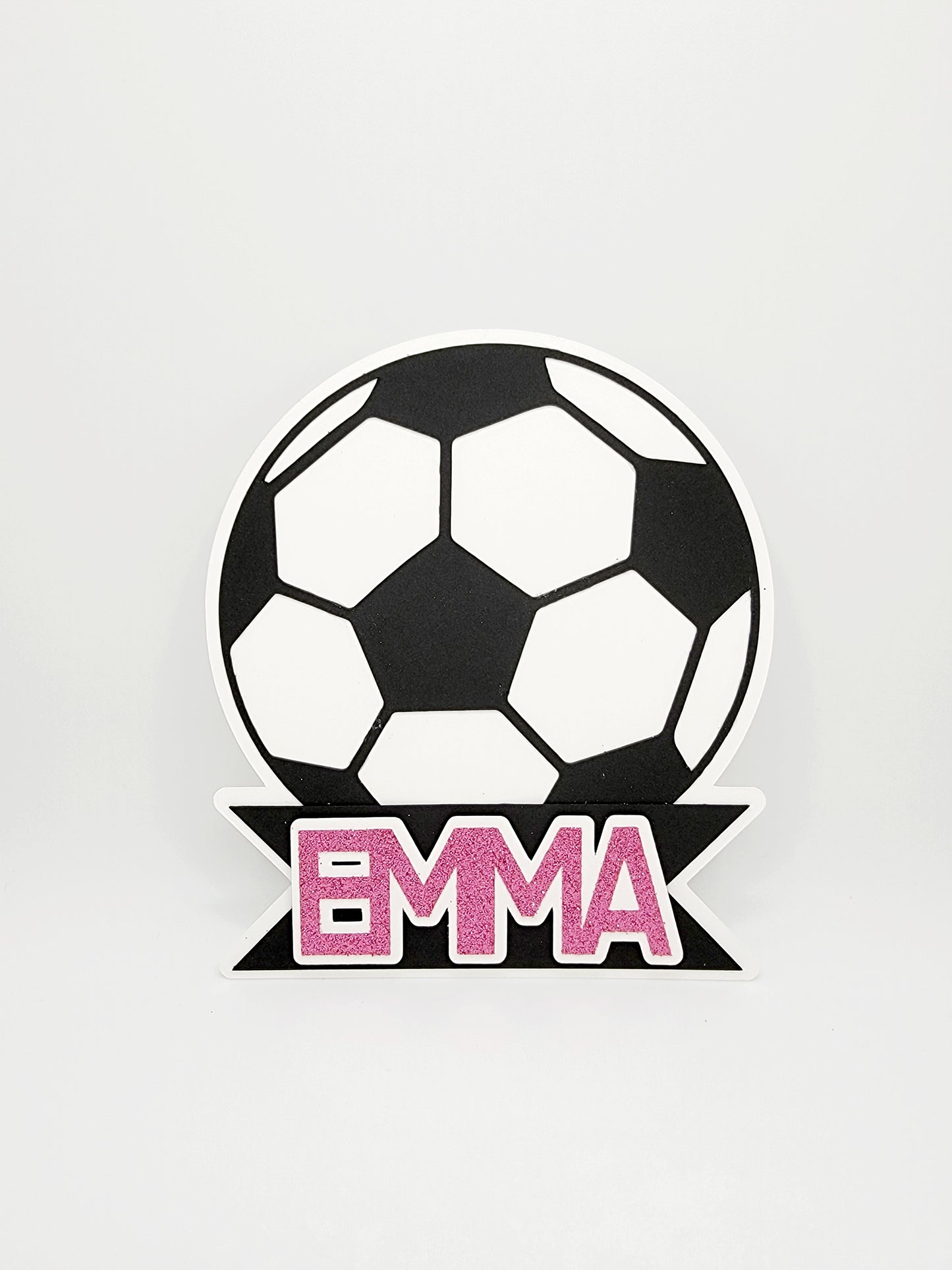 Soccer Cake Topper