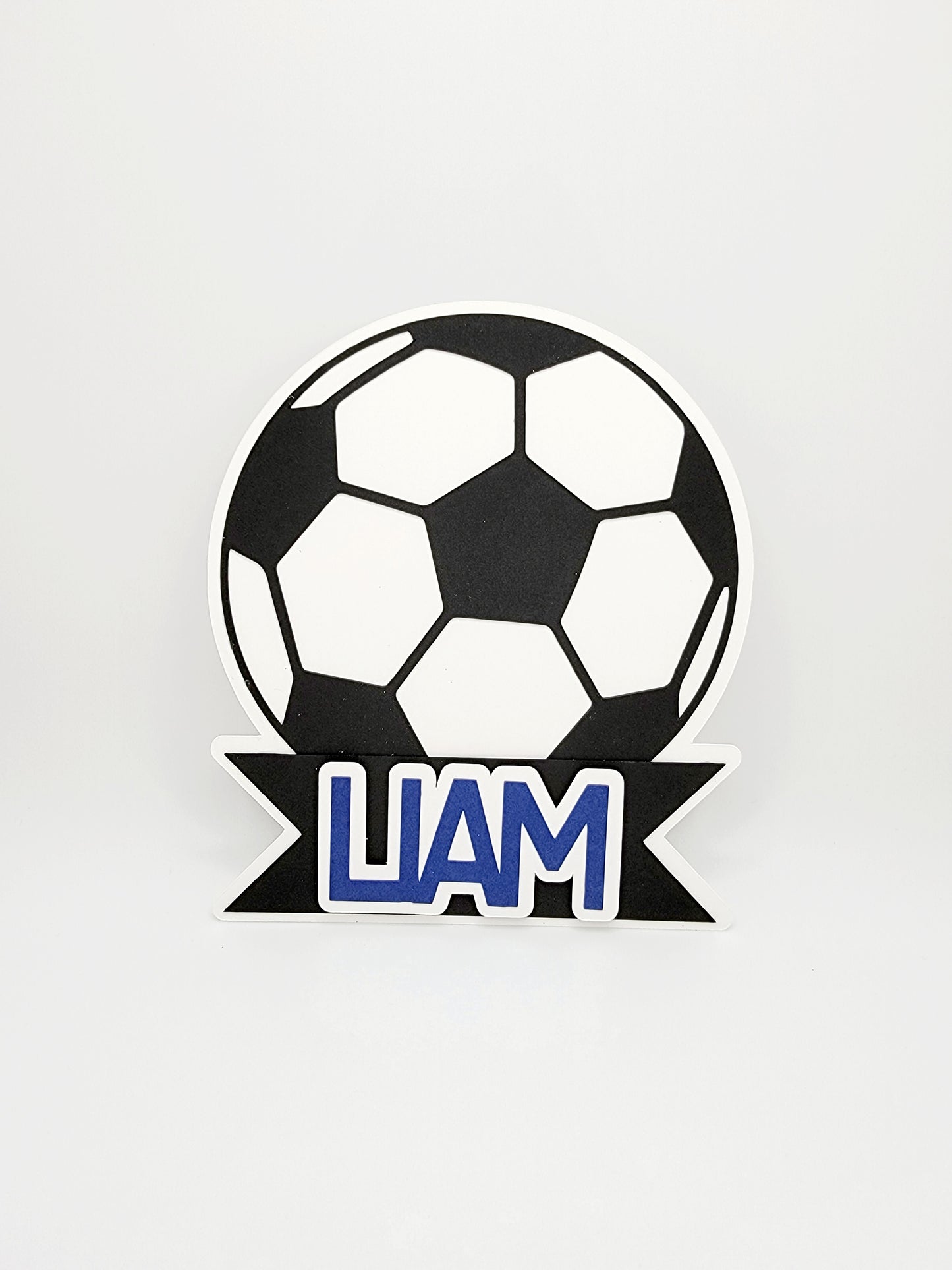 Soccer Cake Topper