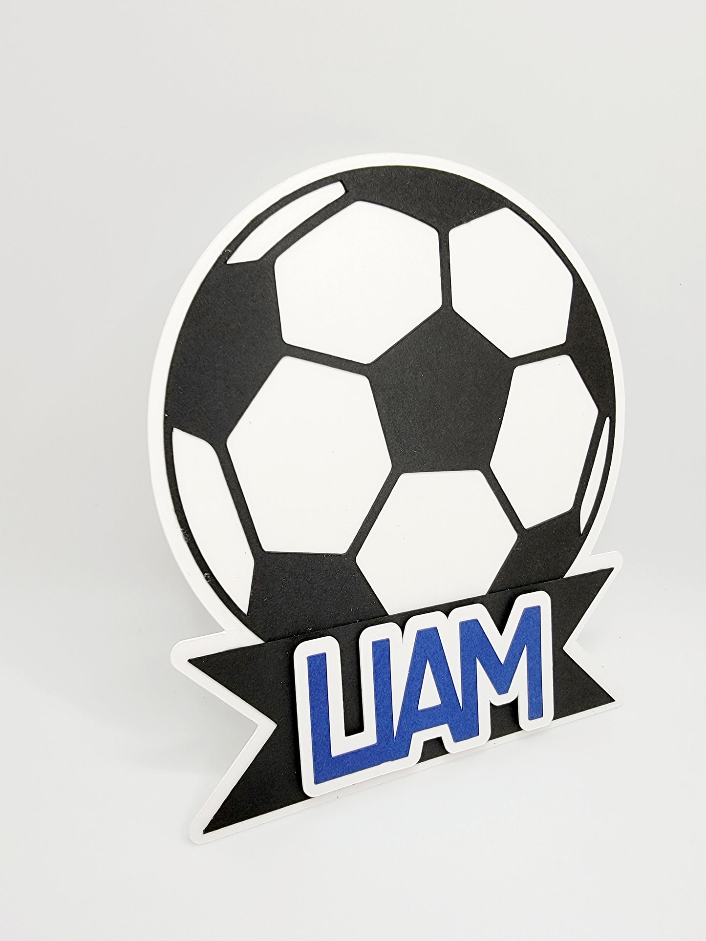 Soccer Cake Topper