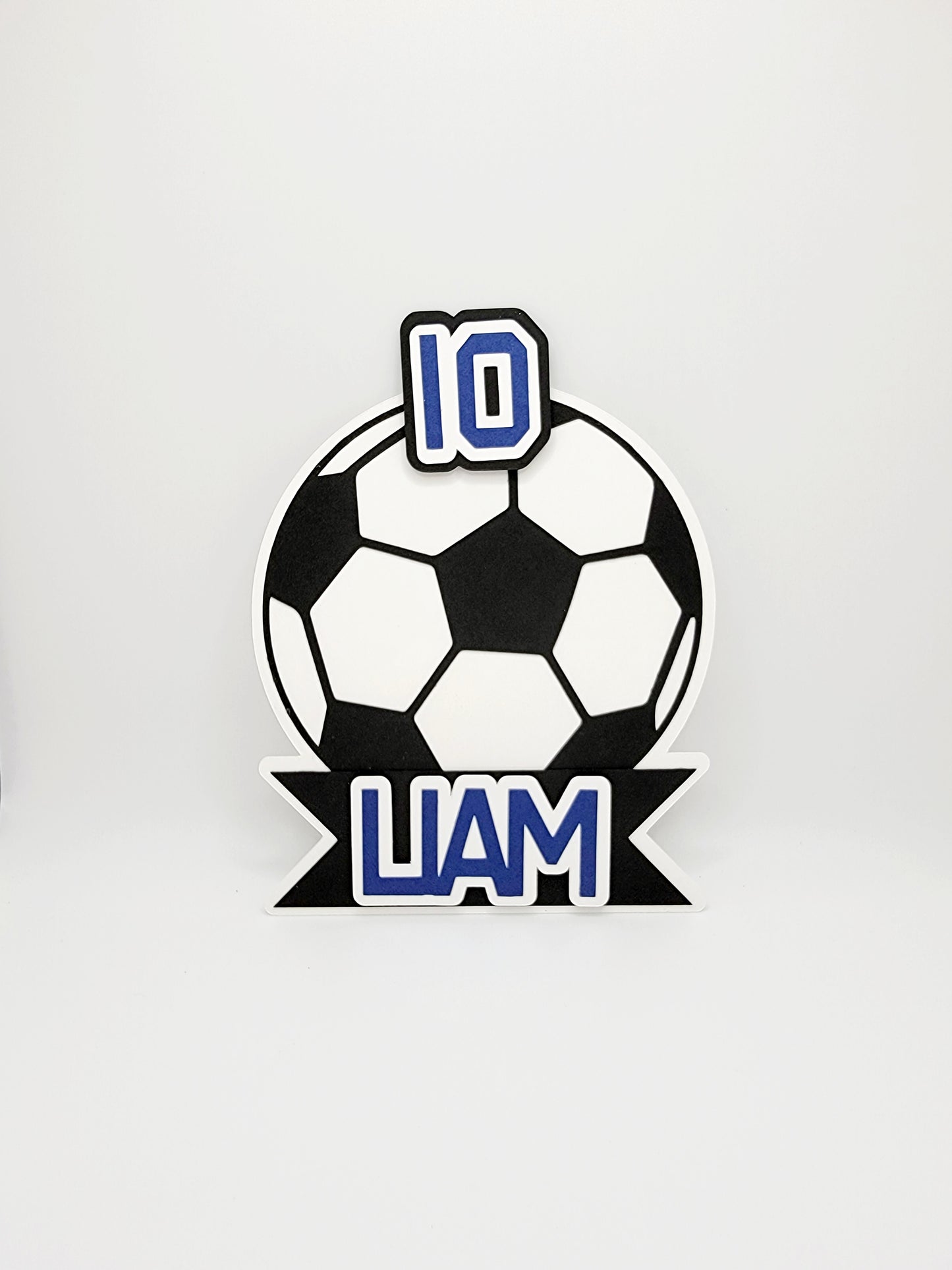 Soccer Cake Topper