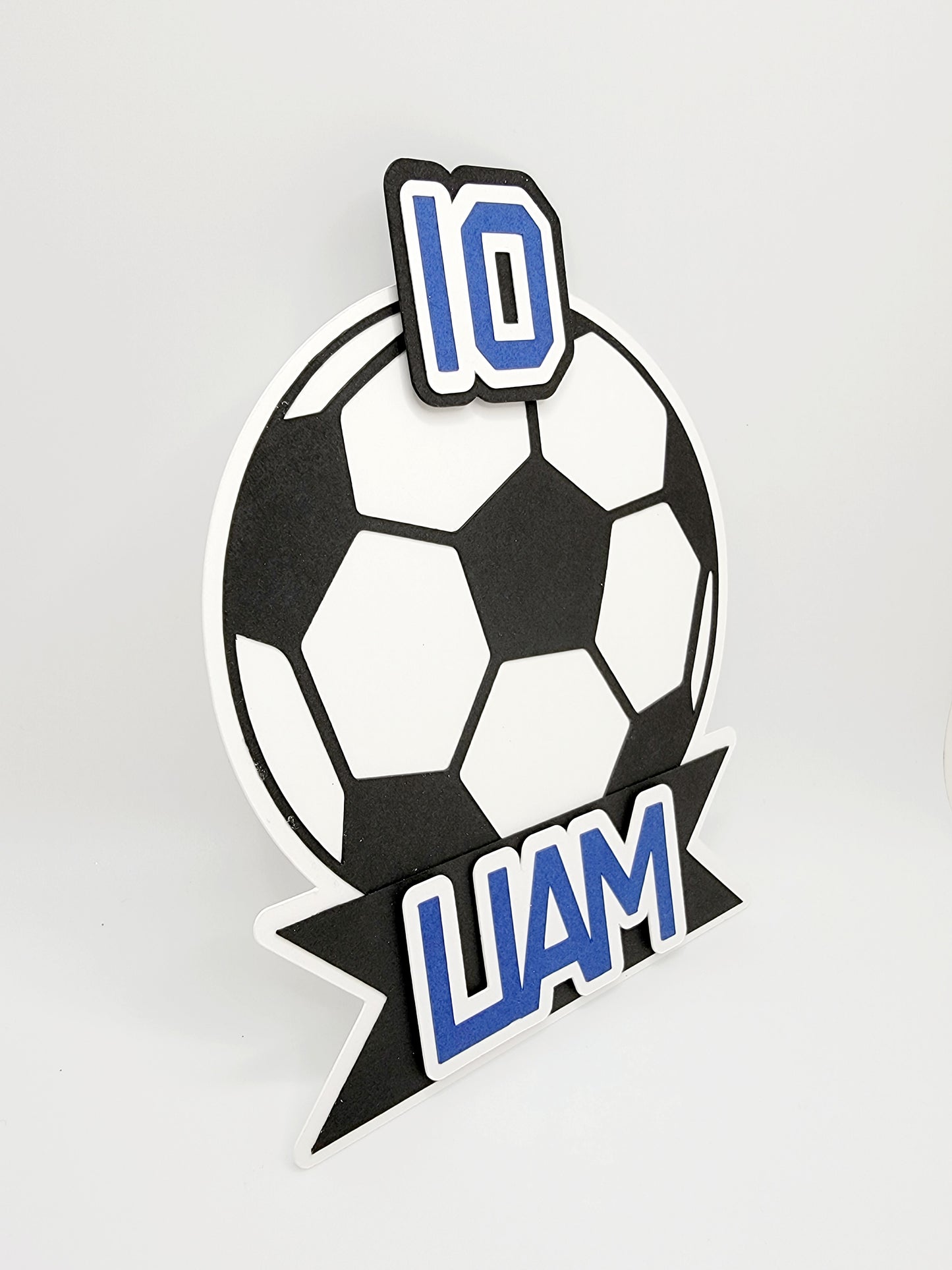 Soccer Cake Topper