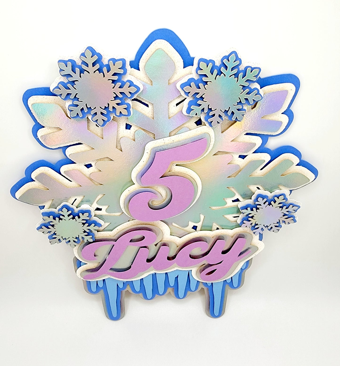 Ice Queen Cake Topper