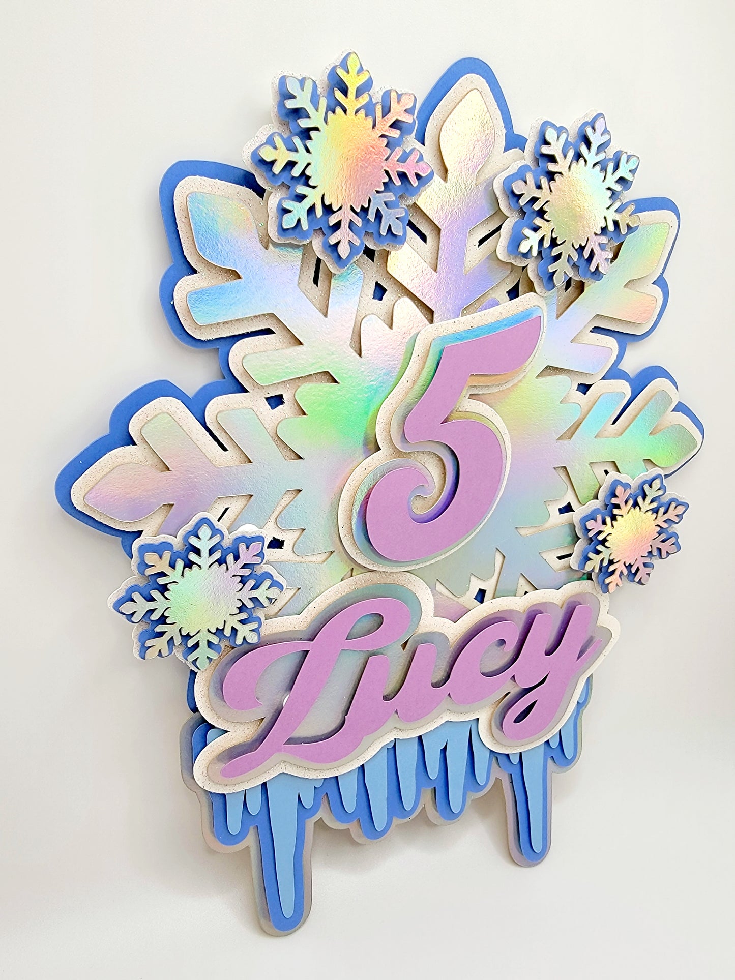 Ice Queen Cake Topper