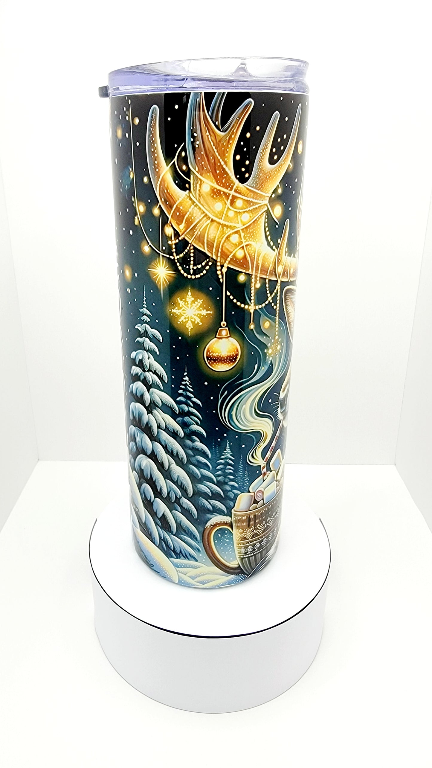 Christmas Reindeer 20oz Insulated Tumbler