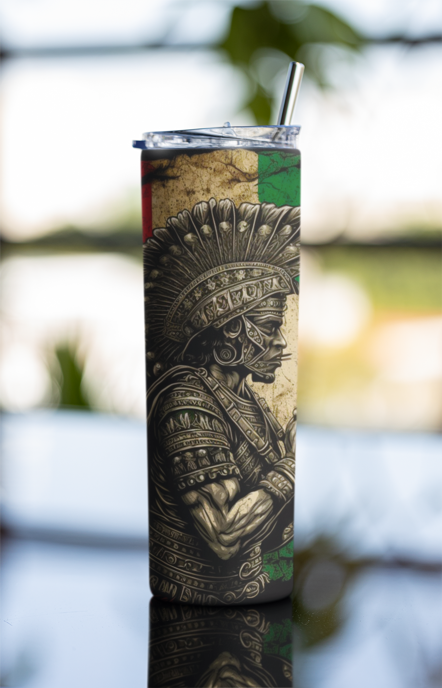 Aztec Warrior 20oz Insulated Tumbler