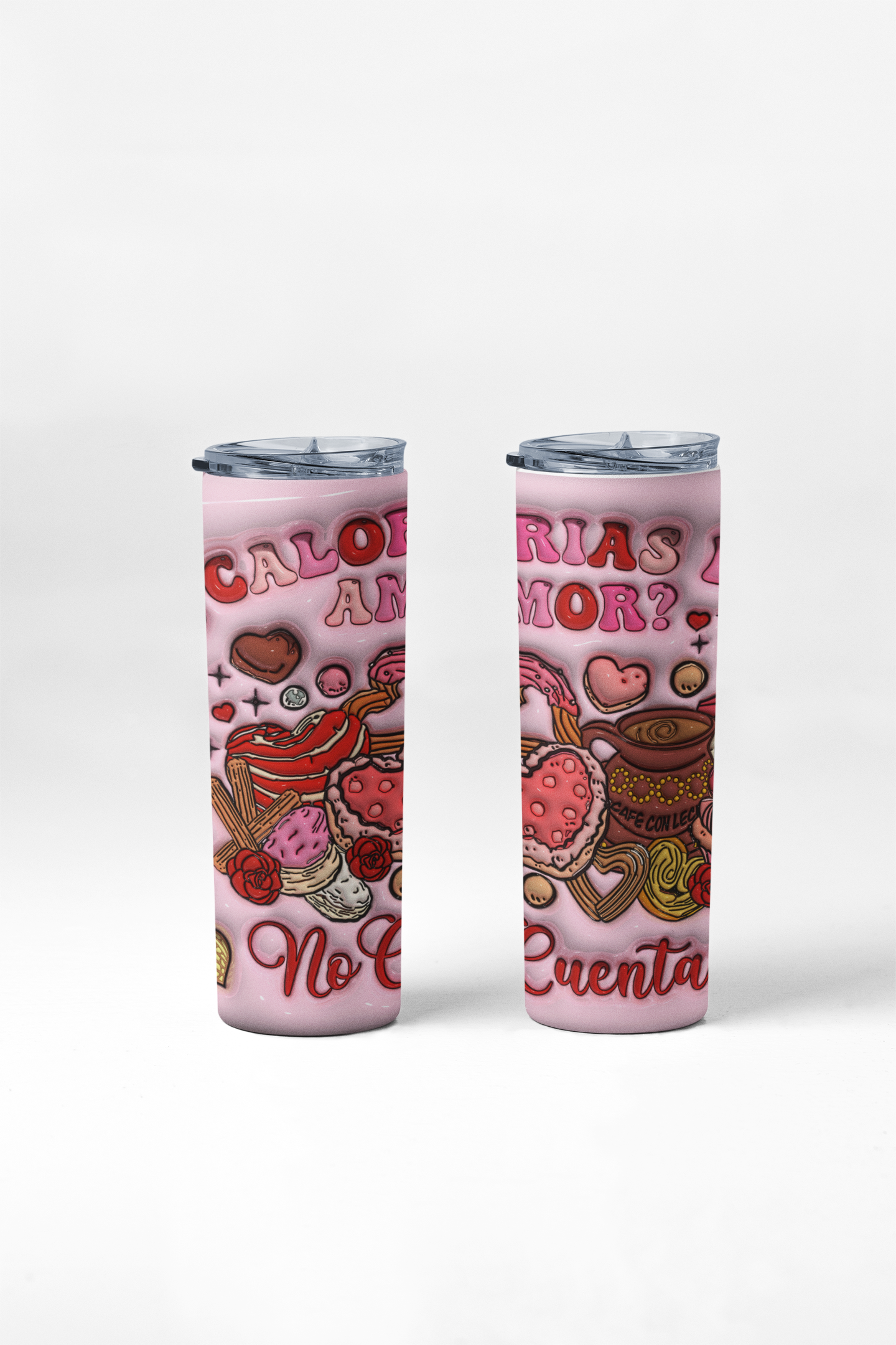 Funny Spanish Valentine's Day Tumbler 20oz Stainless Steel Insulated Tumbler