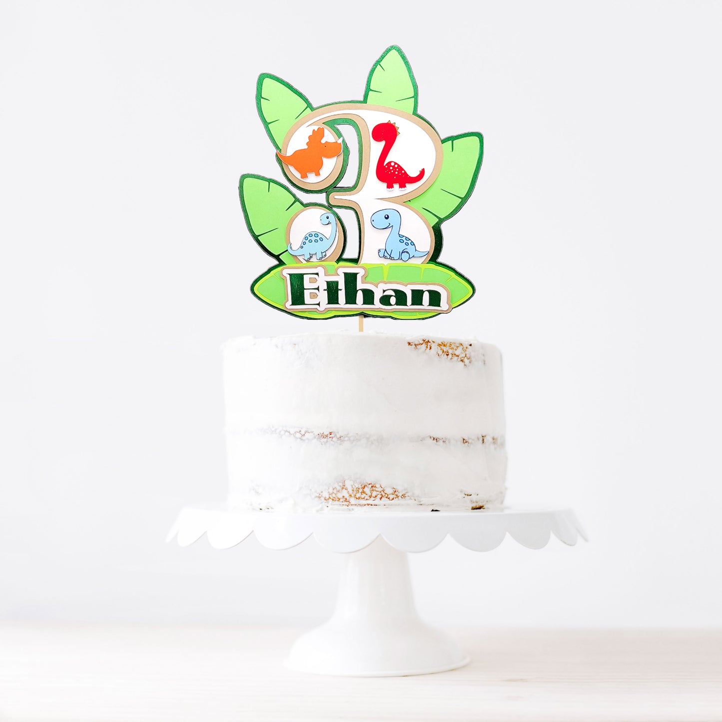 Boys Dinosaur Cake Topper