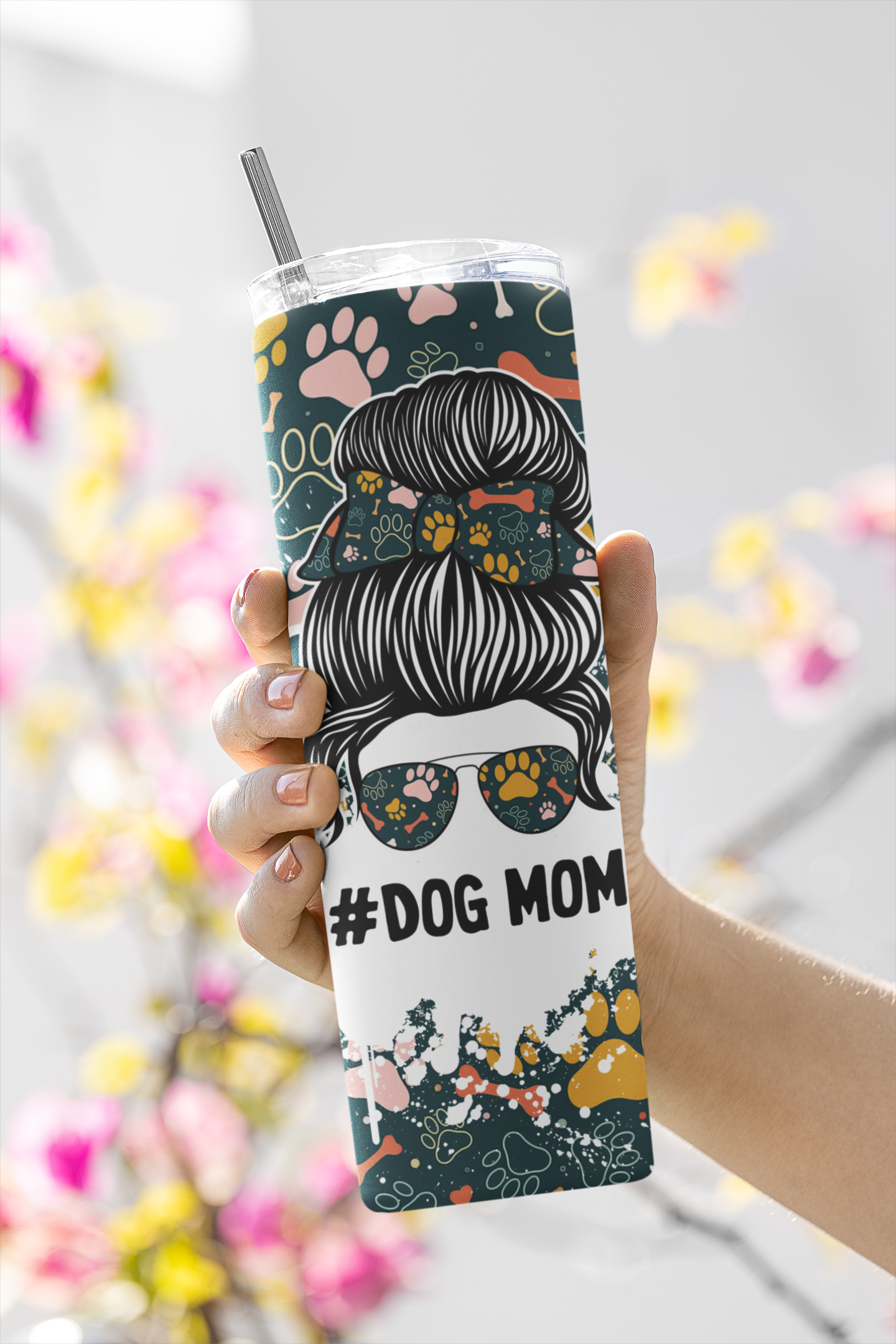 20oz Dog Mom Tumbler