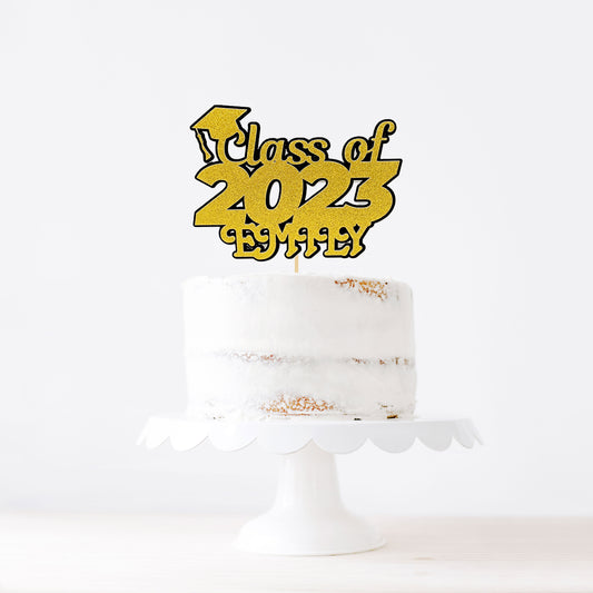 Class Graduation Cake Topper