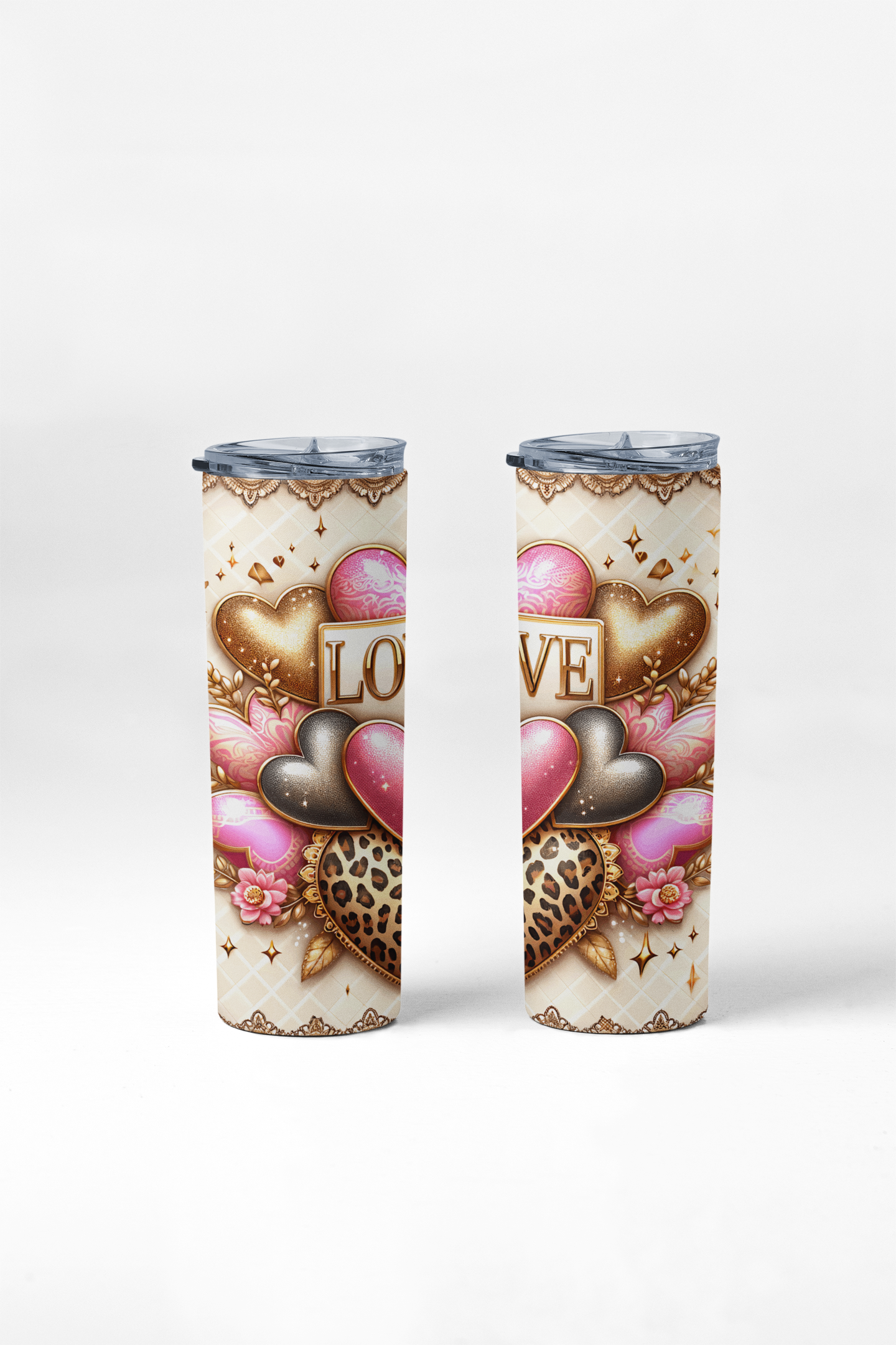 Hearts Valentine's Day Tumbler