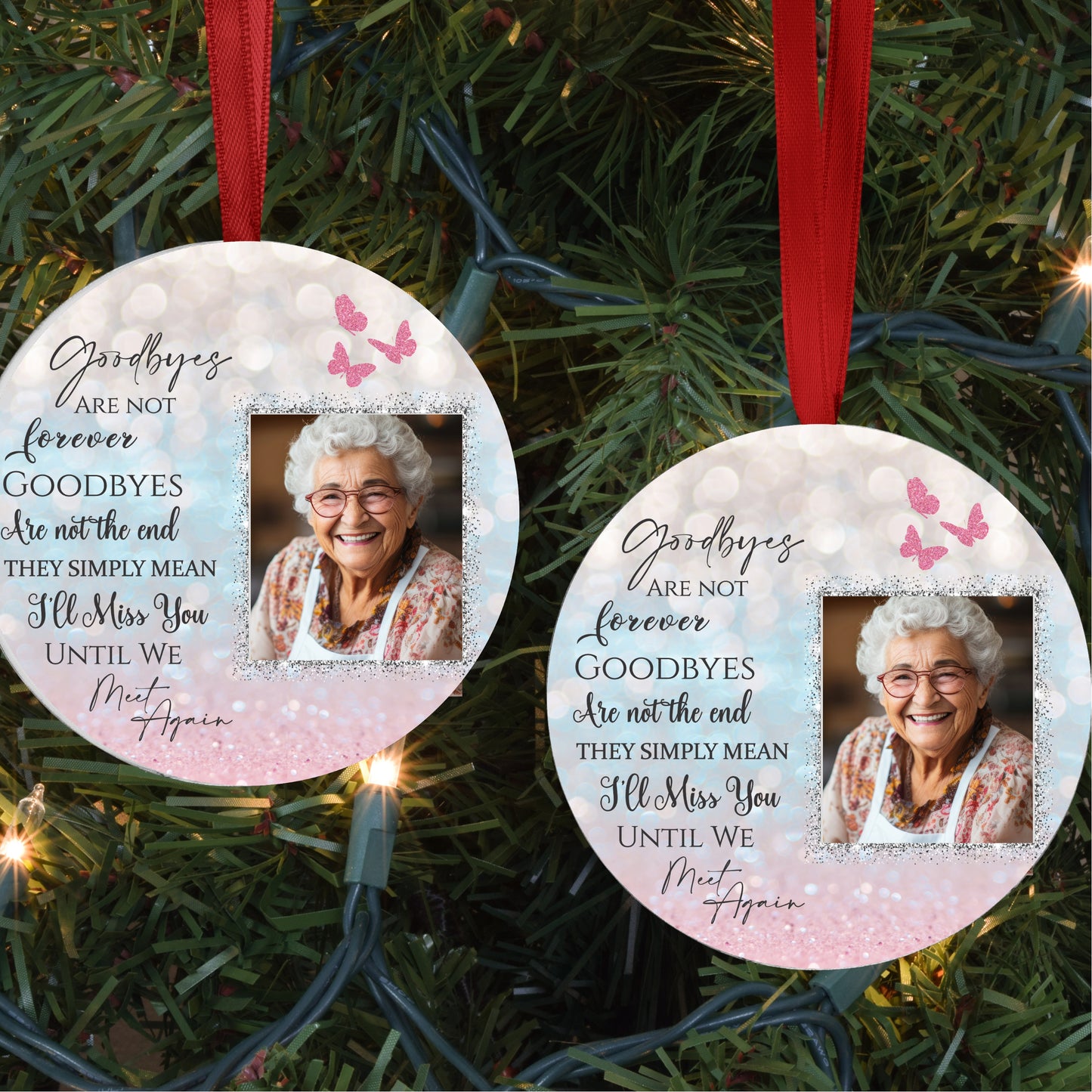 Personalized Memorial Photo Ornament