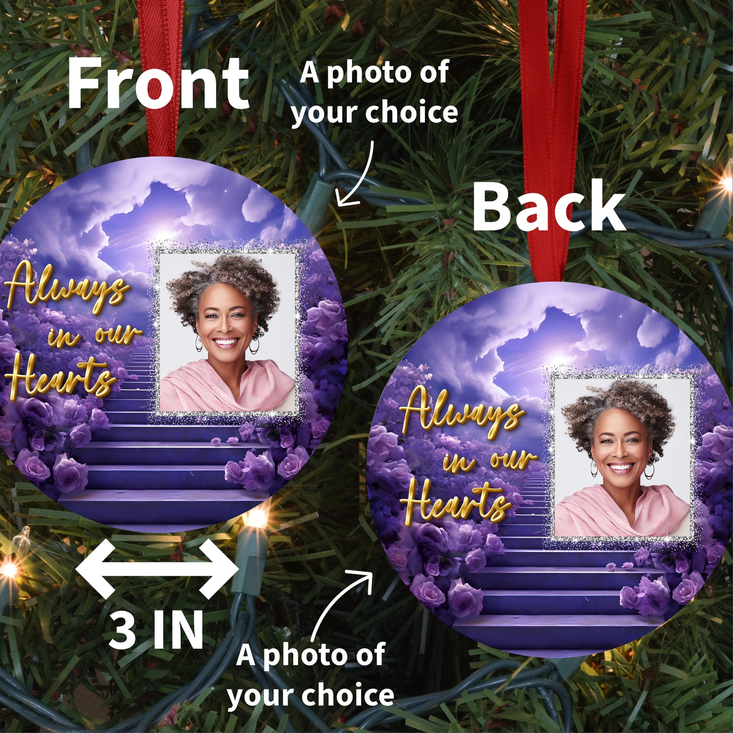 Personalized Memorial Photo Ornament