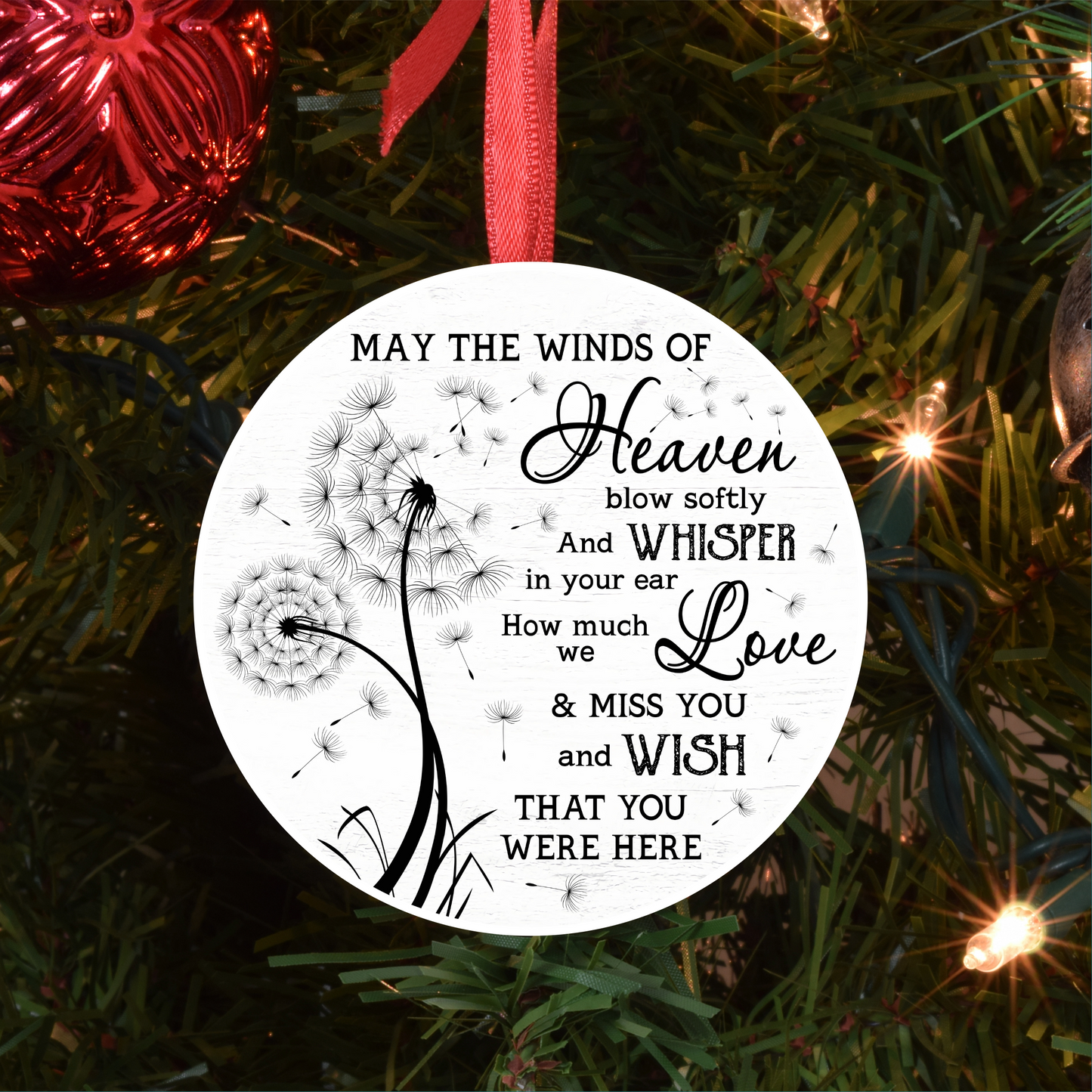 Personalized Memorial Christmas Ornament