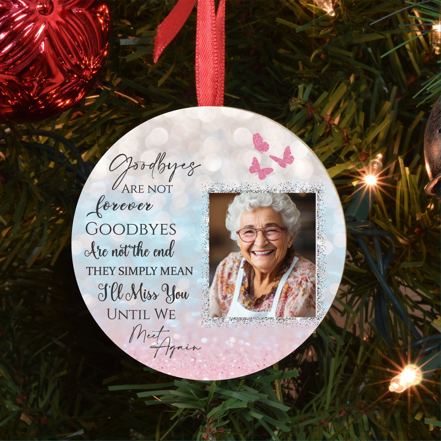 Personalized Memorial Photo Ornament