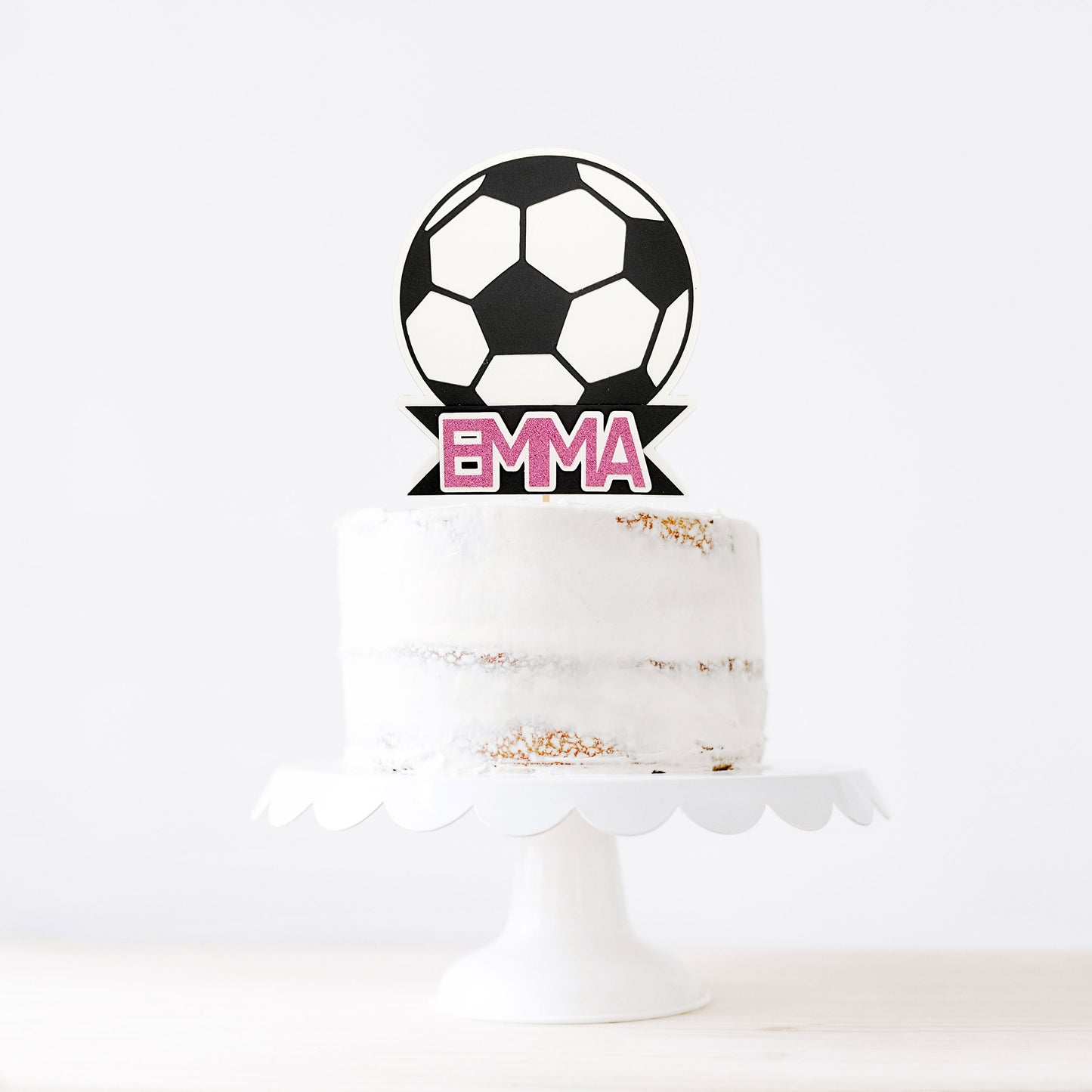 Soccer Cake Topper