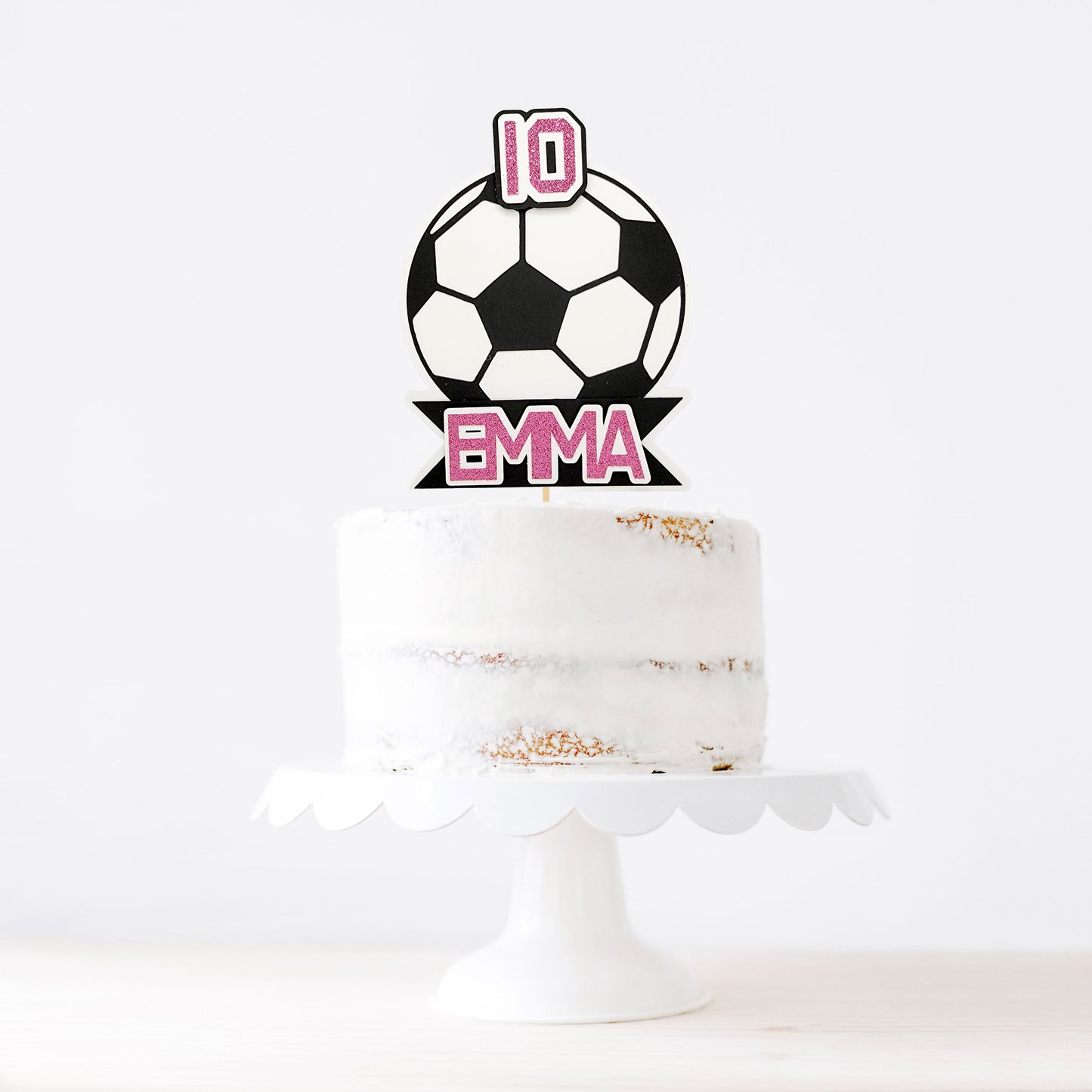 Soccer Cake Topper