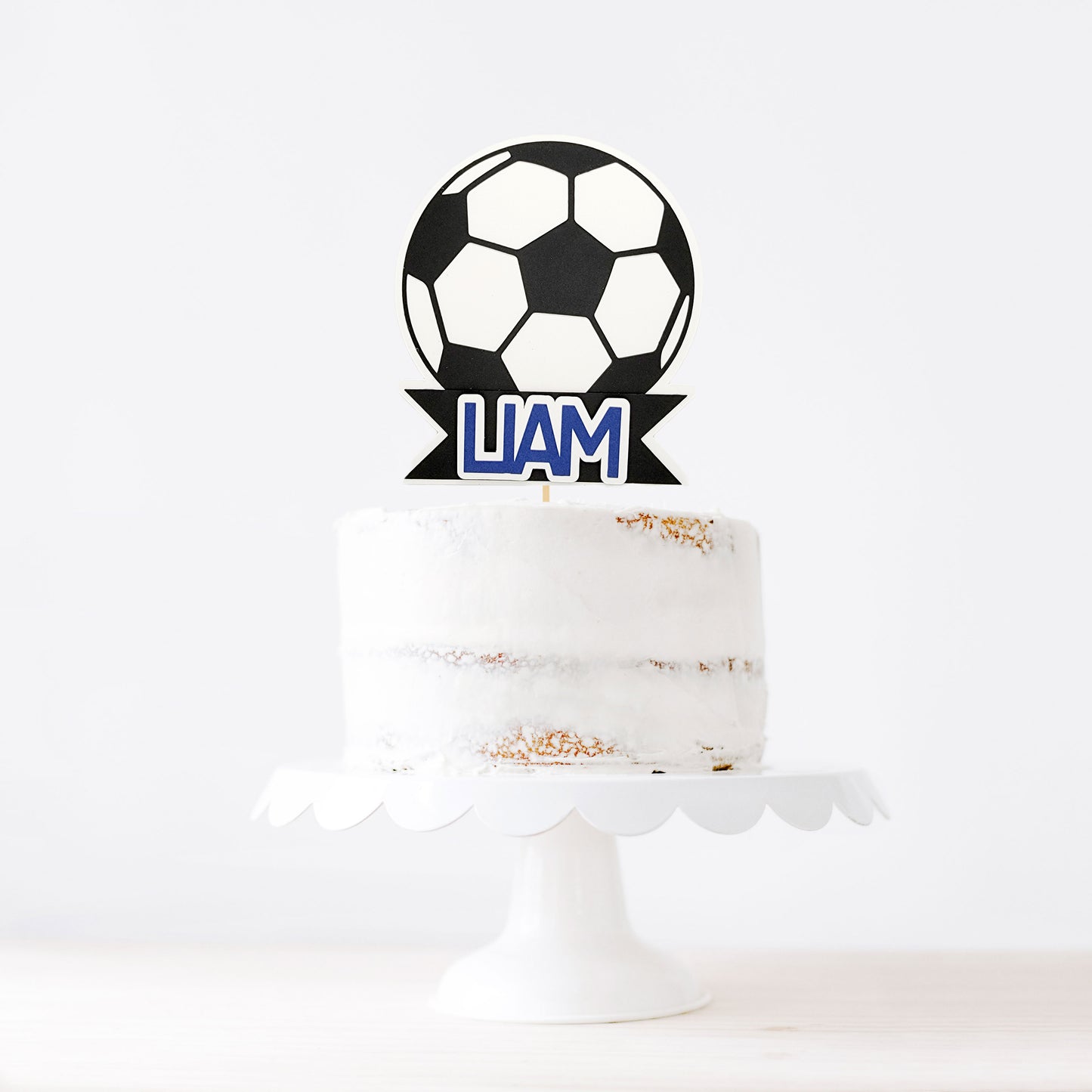 Soccer Cake Topper