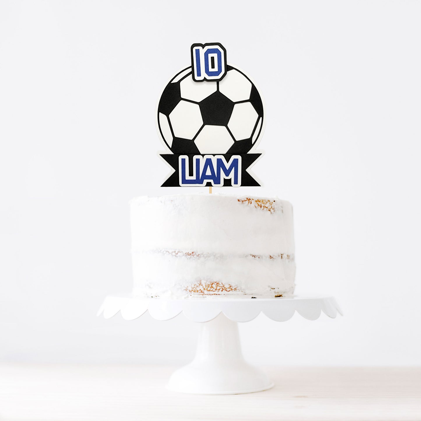 Soccer Cake Topper