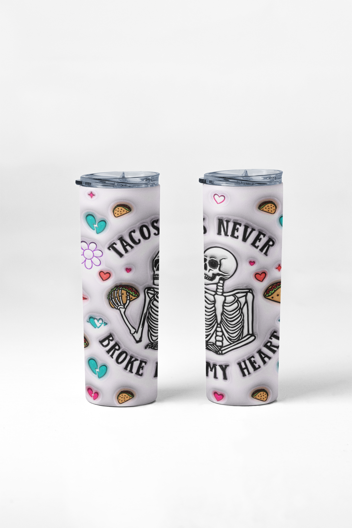 Funny Taco Valentine's Day 20oz Stainless Steel Insulated Tumbler