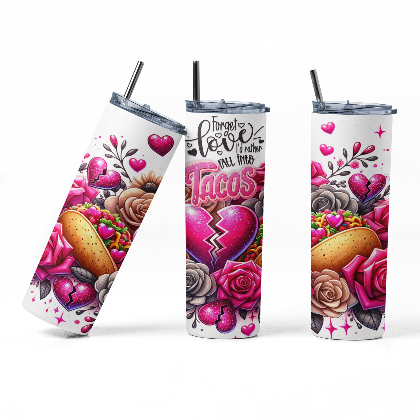 Taco Valentine's Day Tumbler