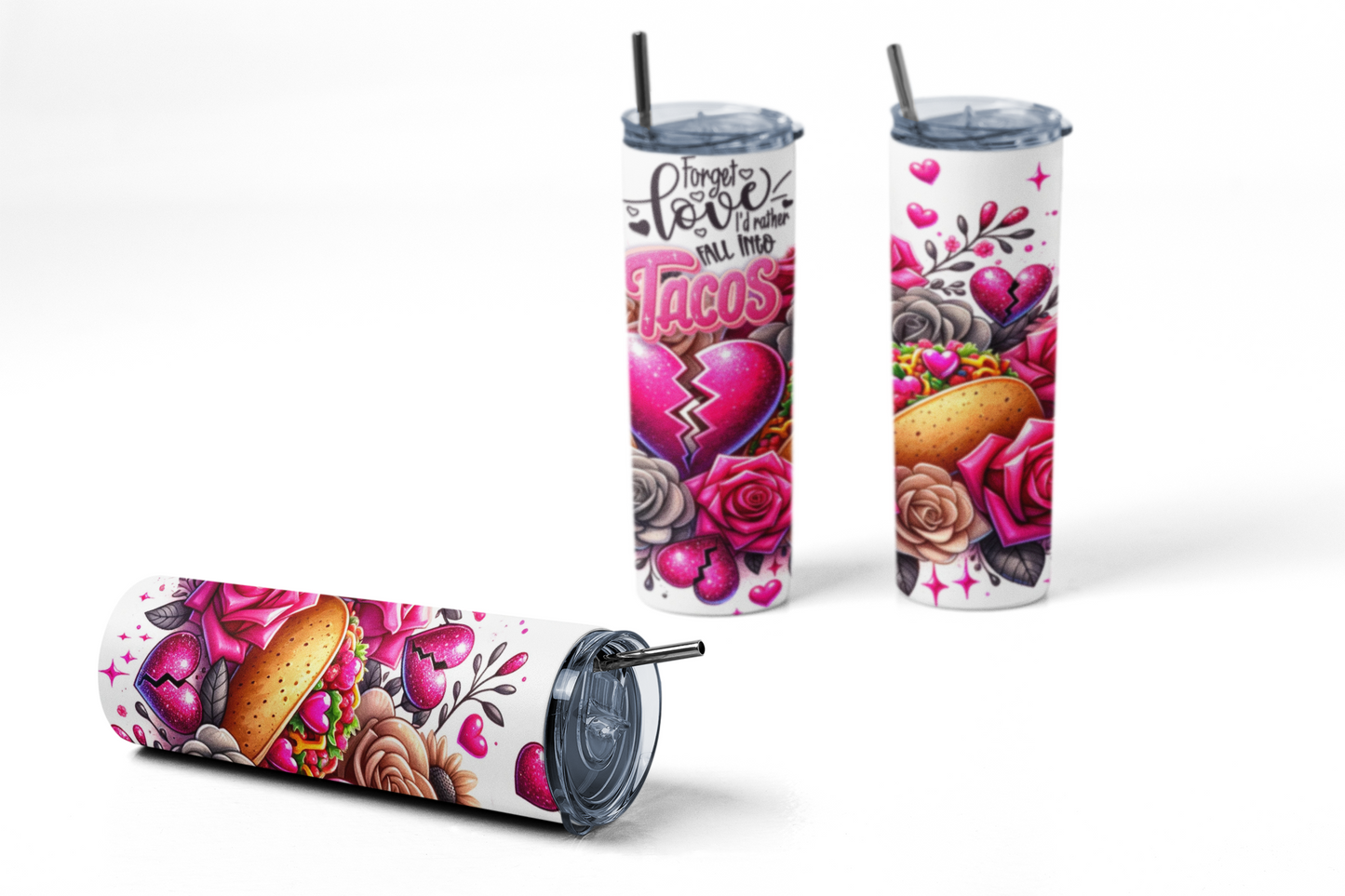 Taco Valentine's Day Tumbler