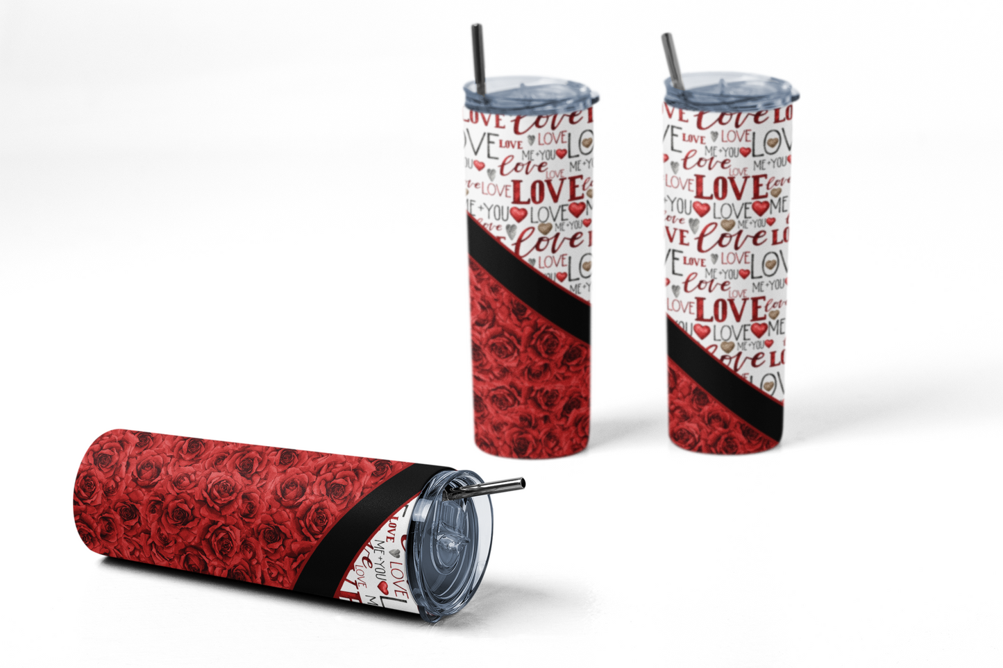 Red Roses Valentine's Day Tumbler