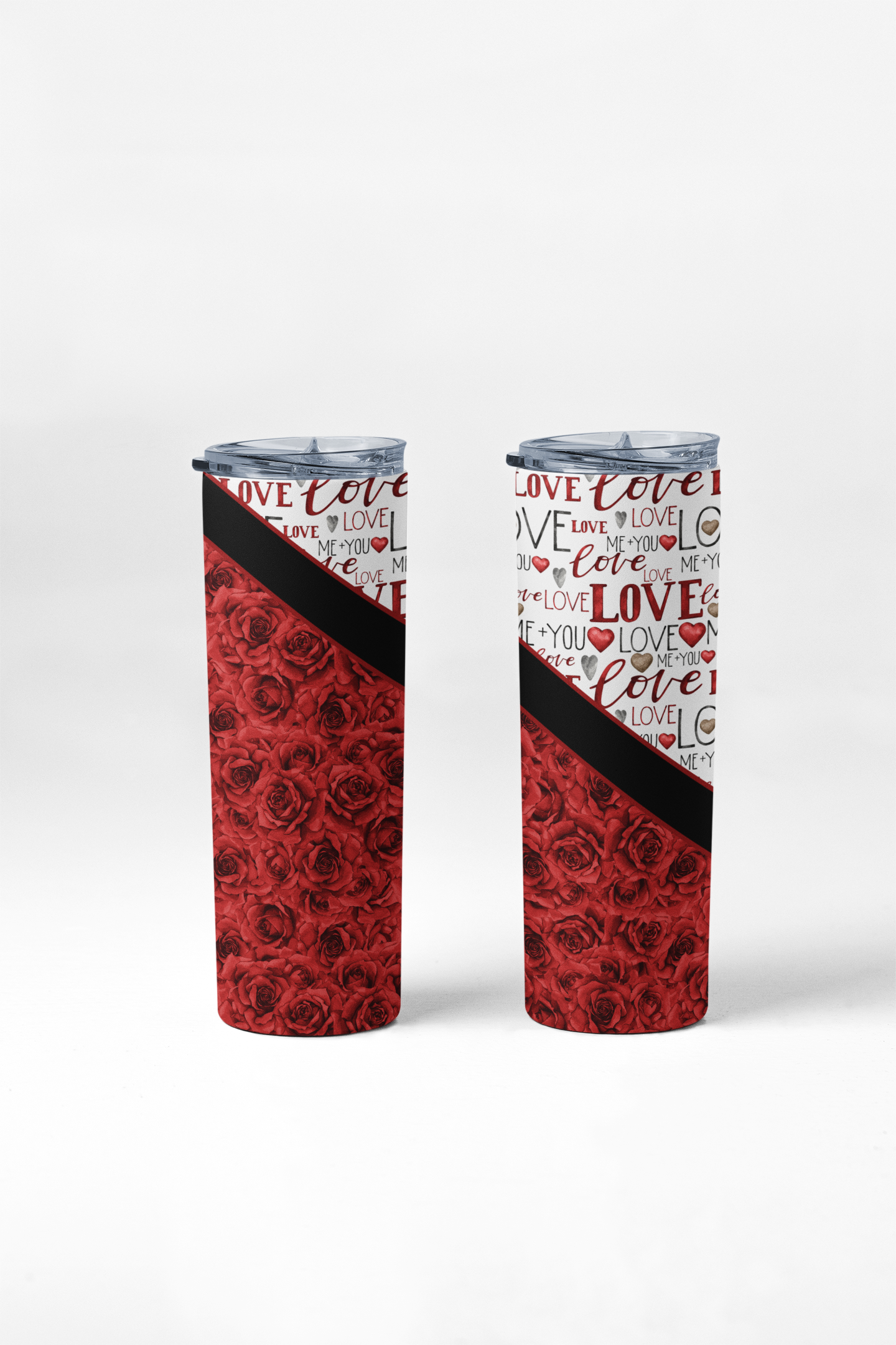 Red Roses Valentine's Day Tumbler