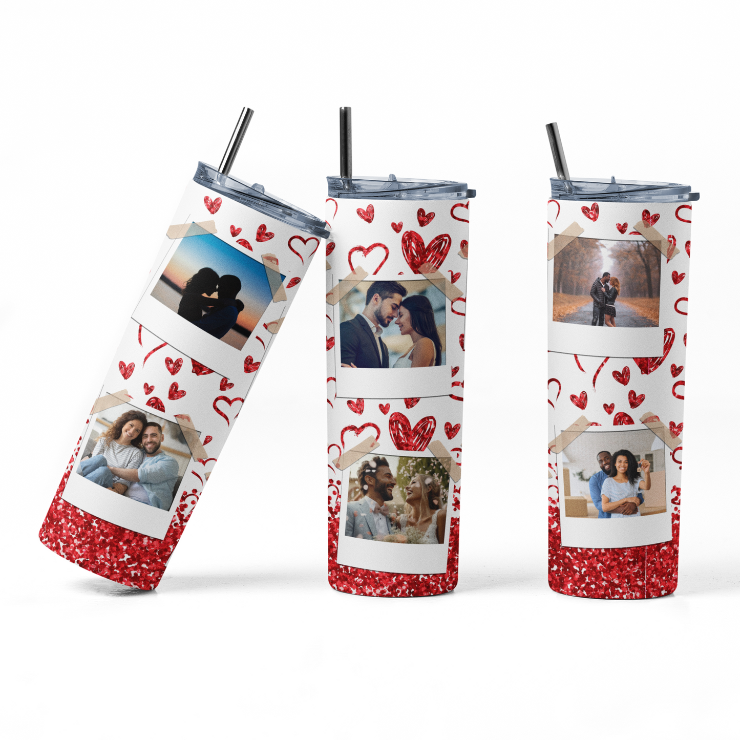 Valentine's Day Photo 20oz Stainless Steel Insulated Tumbler