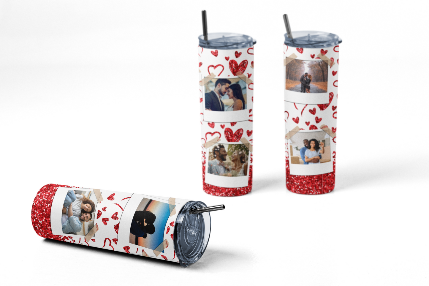 Valentine's Day Photo 20oz Stainless Steel Insulated Tumbler