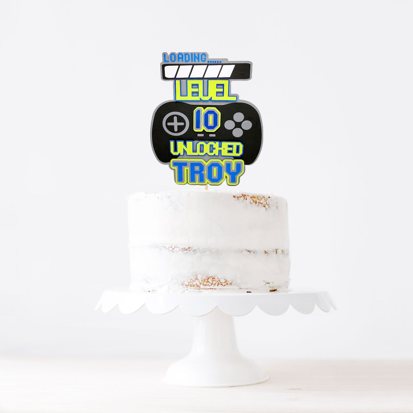 Video Game Cake Topper